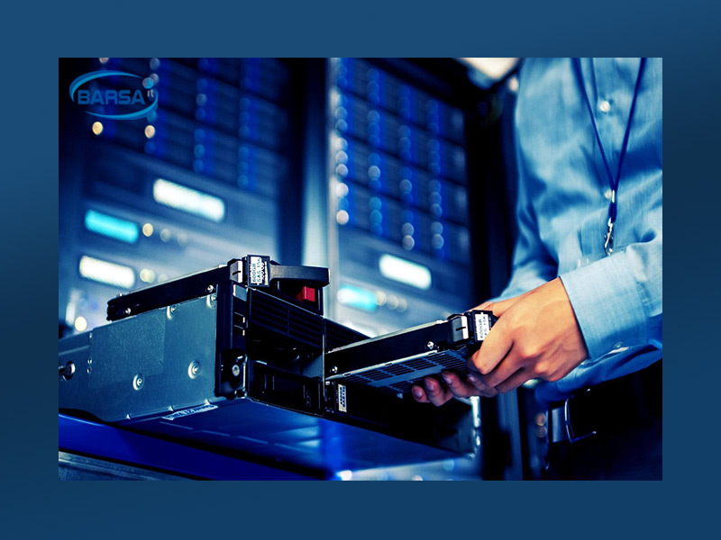 نصب سرور HPE در رک